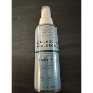 Clair Beauty Collagen Hyaluronic Firming Facial Mist Spray Natural & Vegan 4 oz